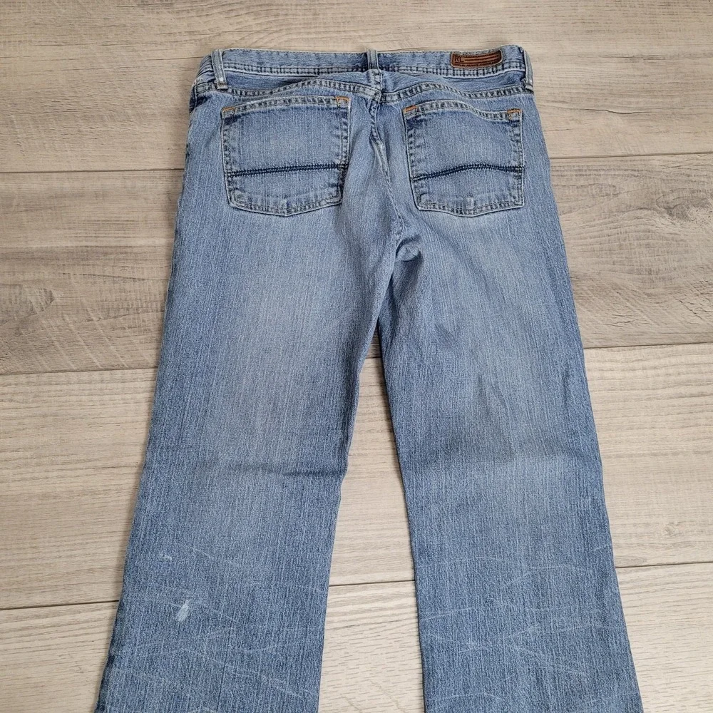 👖Polo‎ Ralph Lauren Stretch Kelly Jean Womens 6/Reg Bootcut Distressed Western